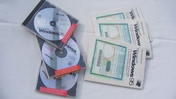 Microsoft Windows'95 PL na CD+COA+book FOLIA