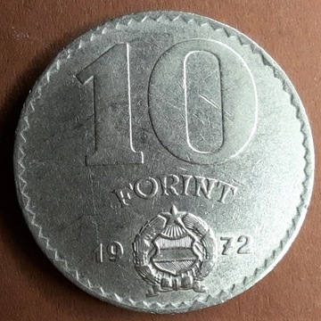 10 forintów  1972   Węgry