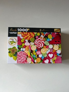 Puzzle Trefl 2w1 (1000 elementów, sorter) 