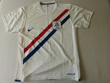 [unikat]Koszulka cienka biała NIKE-Holandia.Używana.ZOBACZ!