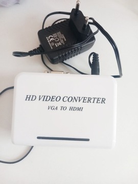 Konwerter z VGA do HDMI + Audio Adapter v1.3