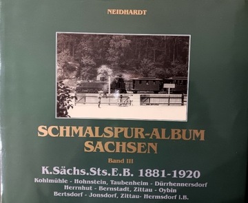 Schmalspur Album Sachsen 1881 - 1920