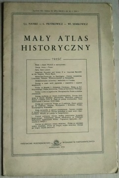 Mały Atlas Historyczny - Cz.Nanke, L.P., W.S. 1974