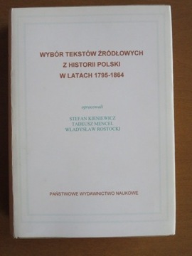 S. Kieniewicz Wybór tekstów źródłowych z historii 