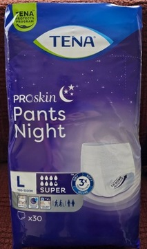 TENA Pants Proskin Super Night L Majtki Chłonne