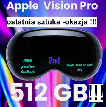 Apple Vision PRO 512MB !!!- dostępne od ręki 