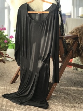 Czarna bawełniana sukienka Cotton M S