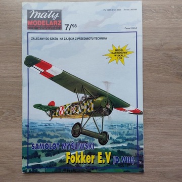 Mały Modelarz 1998/7 samolot Fokker