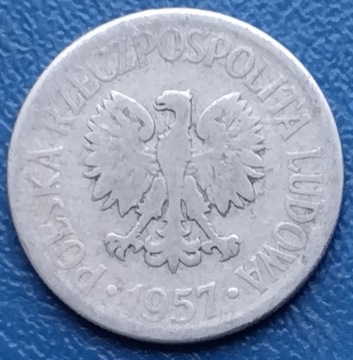 50 gr 1957 r. Z obiegu.