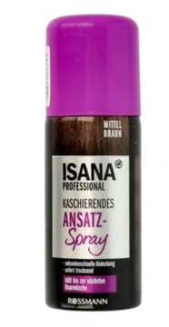 ISANA spray maskujący odrosty, Średni Brąz