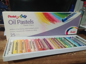 Kredki pastelowe Pentel PHN-25 25 szt Pastele