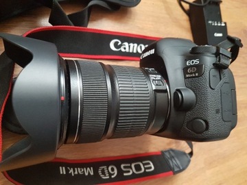 Canon 6D Mark II +24-105 IS STM Przebieg 3 tys.
