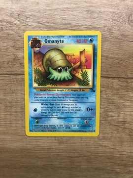 Karta Pokemon Omanyte Fossil 52/62