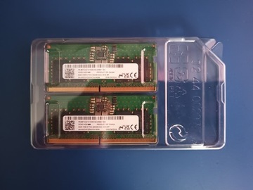 (2x8GB) Micron 16GB RAM DDR5 4800MHz SO-DIMM 1Rx16