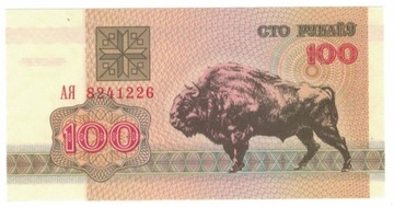 Białoruś 100 RUBLI  1992 r