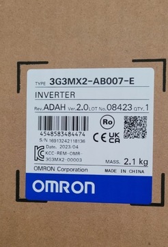3G3MX2-AB007-E  OMRON 0,75kW nowy Nieużywany