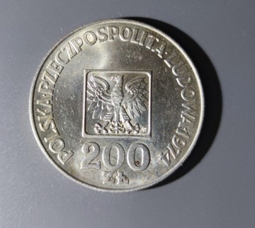  MONETA Polska 200 złotych, 1974 30 lat PRL