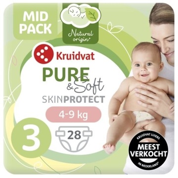 Pieluchy numer 3 Kruidvat