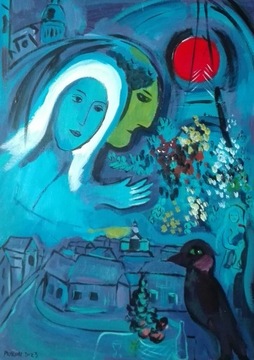 Marc Chagall,Pola Marsowe , 42x29,7