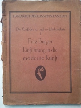 Einführung in die moderne Kunst Fritz Burger 1917