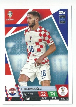 Match Attax EURO 2024 IVANUSEC CRO15