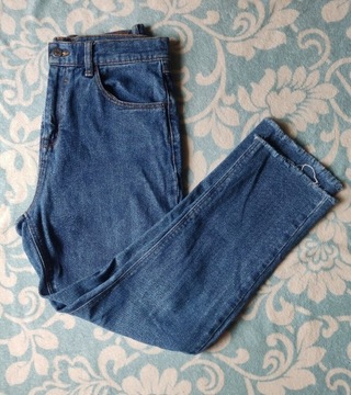 Ciemne jeansy dżinsy rozmiar 38