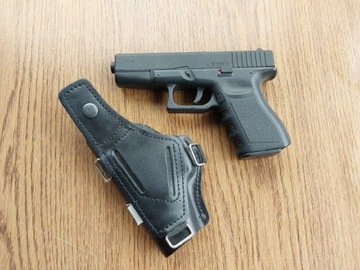 ASG Replika Glock 17 + skórzana kabura 