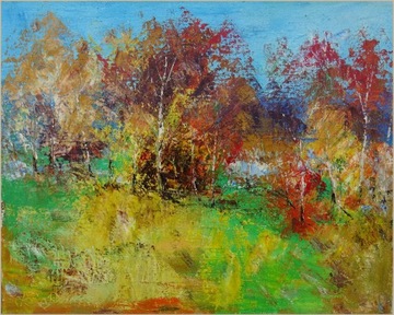 Kolory jesieni - Olej na płótnie (50 X 40)