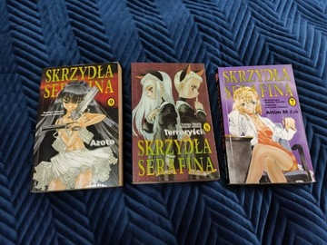 Manga Skrzydła Serafina tomy 7-9 unikat