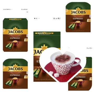 Kawa Jacobs Espresso 5x 25 patyczków z Niemiec 