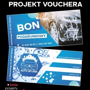 Projekt vouchera | bonu podarunkowego