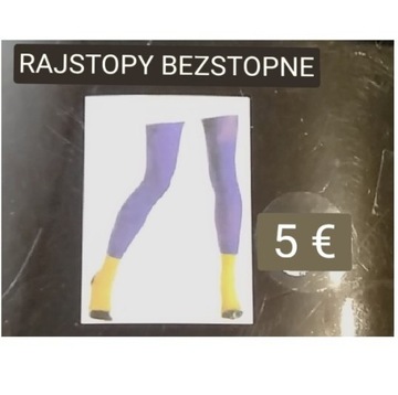 rajstopy bezstopowe legginsy czarne Dunnes Stores