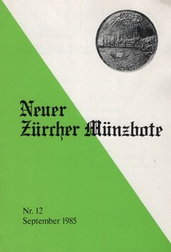 Nuer Zurcher Munzbote 12/1985