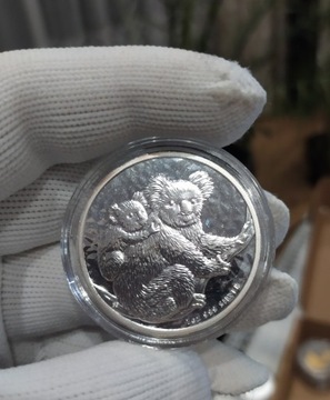 Srebrna moneta Koala 1oz 2008 mennicza