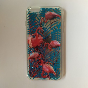 Etui liquid flamingi blue iPhone 6 Plus/6s Plus