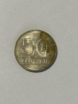 Moneta 50 złotych 1990