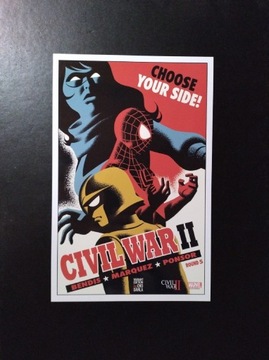 Civil War II mini plakat, Cho Davila, 2016