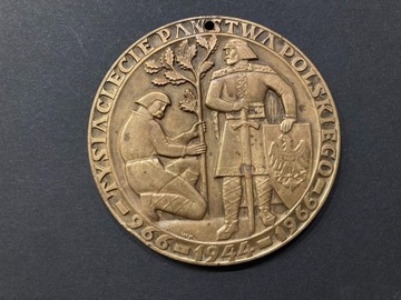 Medal Tysiąclecie Państwa Polskiego 1966 PRL