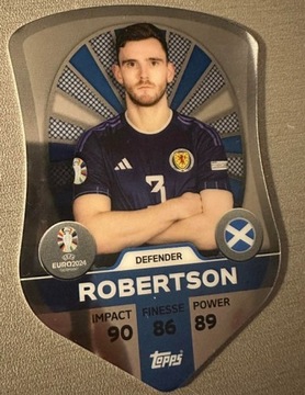 EURO 2024 TOPPS MATCH ATTAX CHROME PRO ROBERTSON