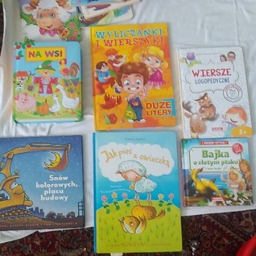 Książki dla dzieci różne mało używane 
