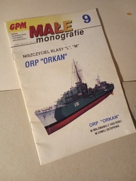 Małe monografie-- niszczyciel ORP 'Orkan'