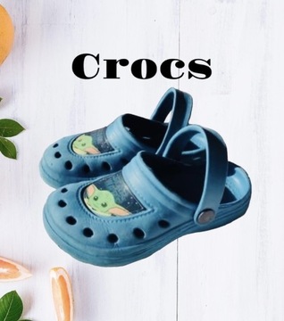 Buty dla chłopczyka na basen typu Crocs z motywem Star Wars 28-29