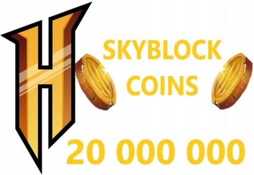 Minecraft Hypixel Skyblock 20M Coins GOLD