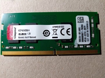 Pamięć DDR4 KINGSTON 4GB KCP424SS6/4