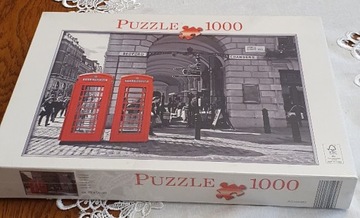 Puzzle London 70x50 1000 elementów nowe w folii 