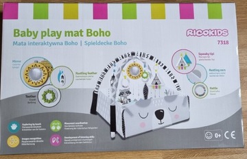 Mata interaktywna edukacyjna 110x100 Boho Ricokids