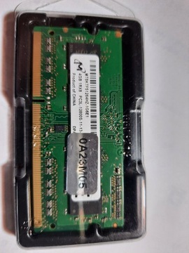 Pamięć  do laptopa  ddr3 4GB Micron