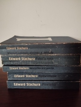 Edward Stachura poezja i proza tom 1-5 