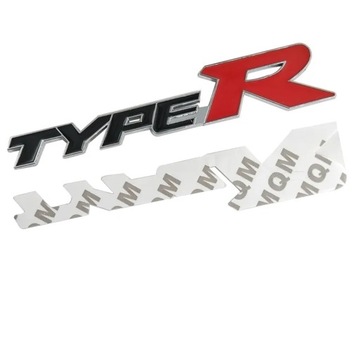 Emblemat Logo Znaczek Napis TypeR Type R Honda