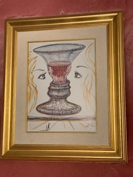 Salvador Dali - obraz na ceramice - oryginał!